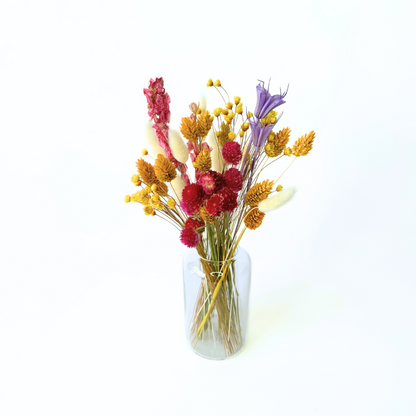 FUCHSIA & YELLOW MINI FLOWER BOUQUET