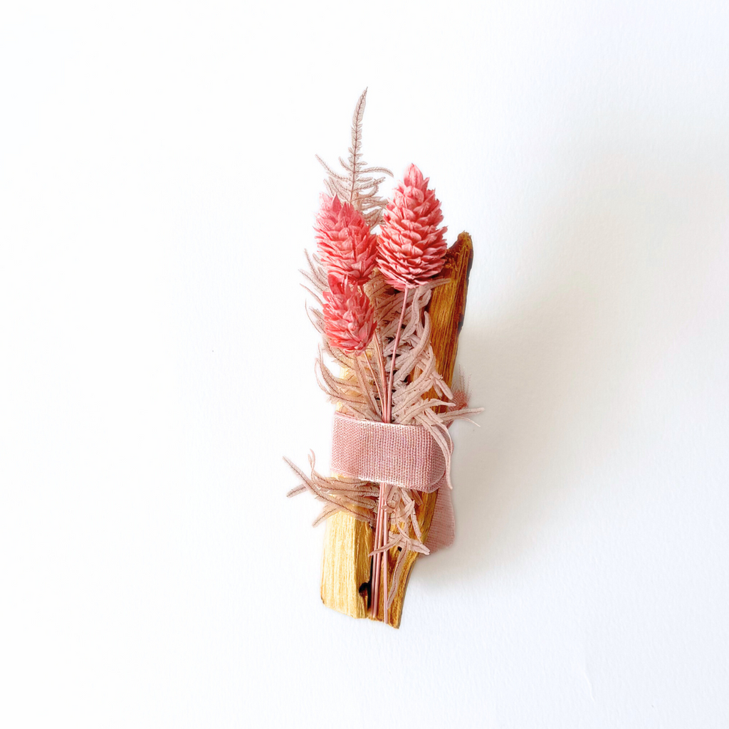 PALO SANTO & FLORAL BUNDLE - PINK MONOCHROME